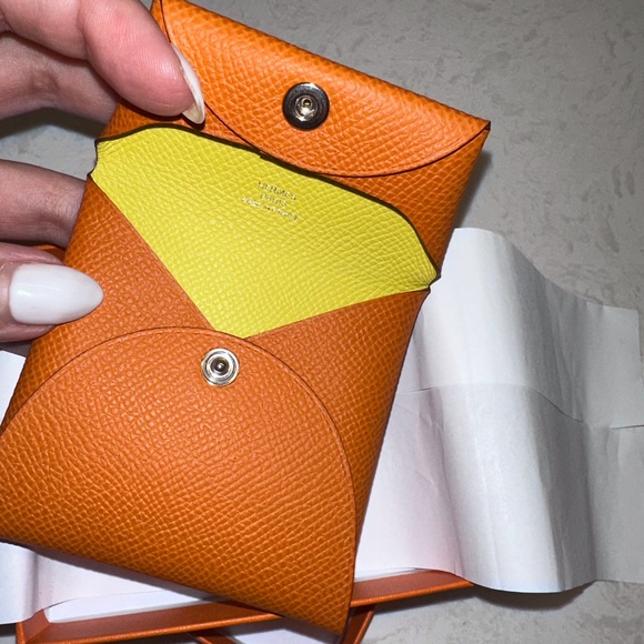 Brand new Authentic Hermes Bastia Change Purse 🧡 - Picture 6 of 7